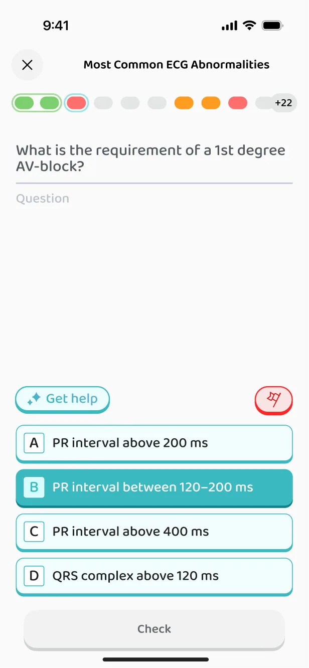 Single-best-answer exercise